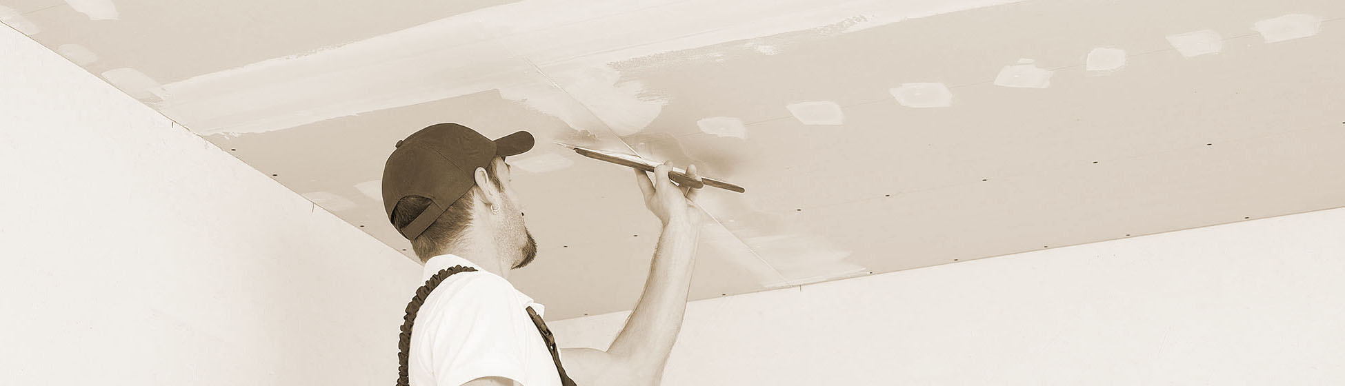 Installation spot dans faux plafond