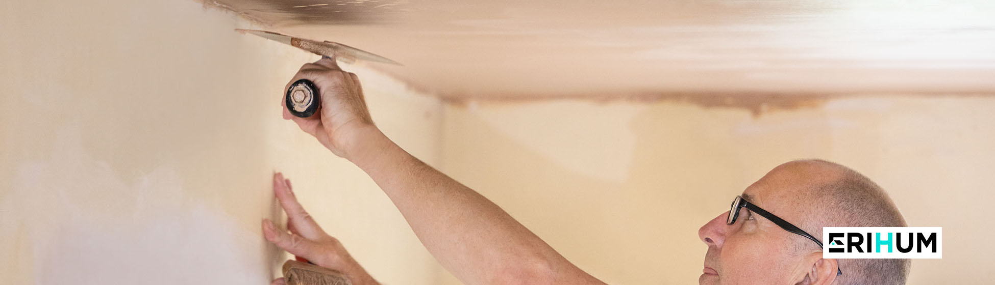 Reparer fissure faux plafond