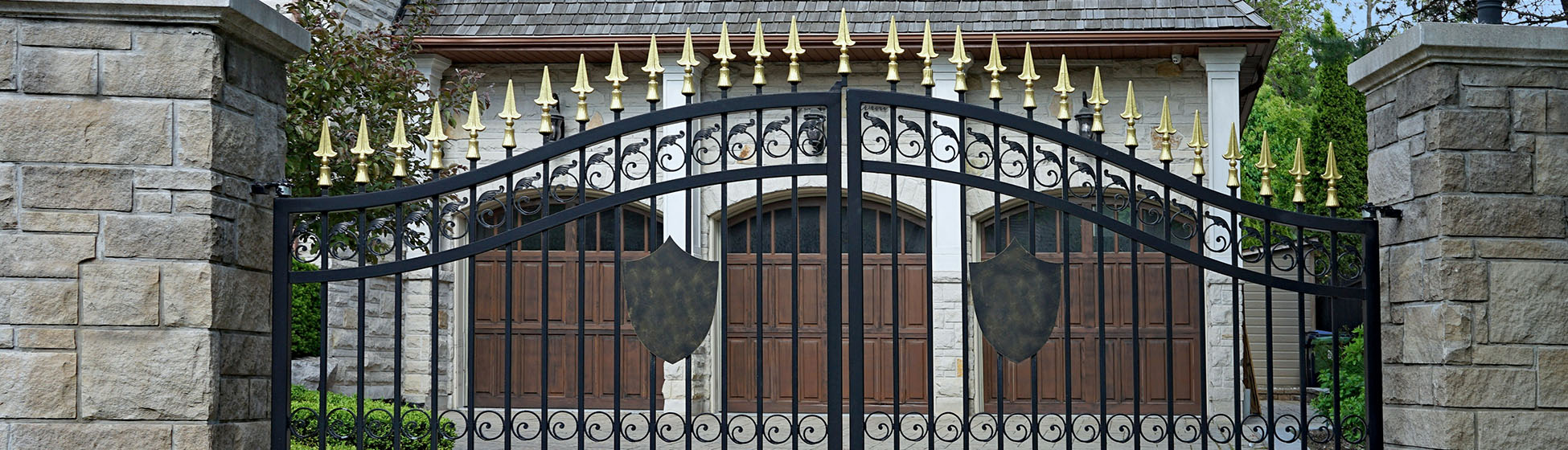 Pose pilier portail