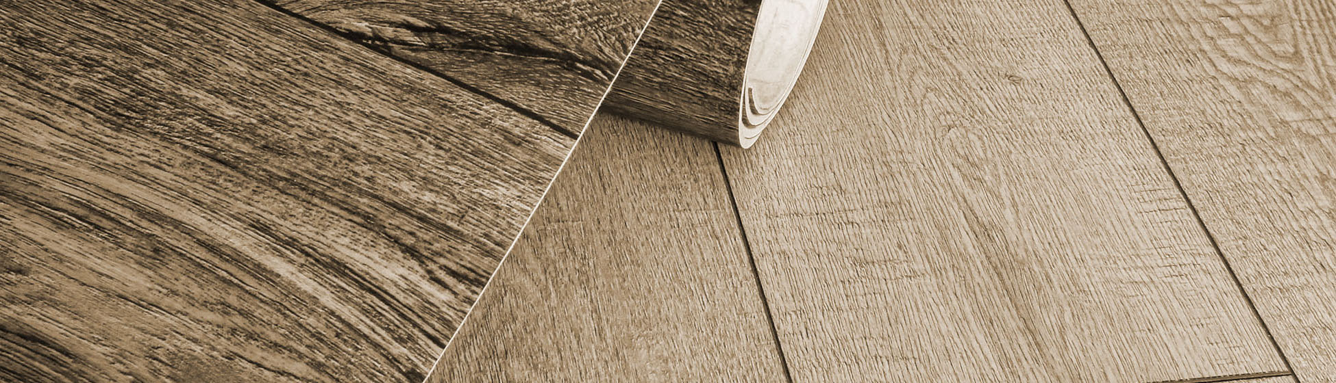 Pose de lino sur plancher bois