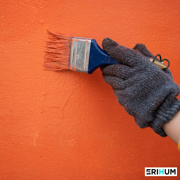 Reparer mur peinture arrachée