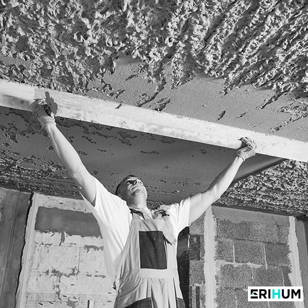 Pose faux plafond sur hourdis beton
